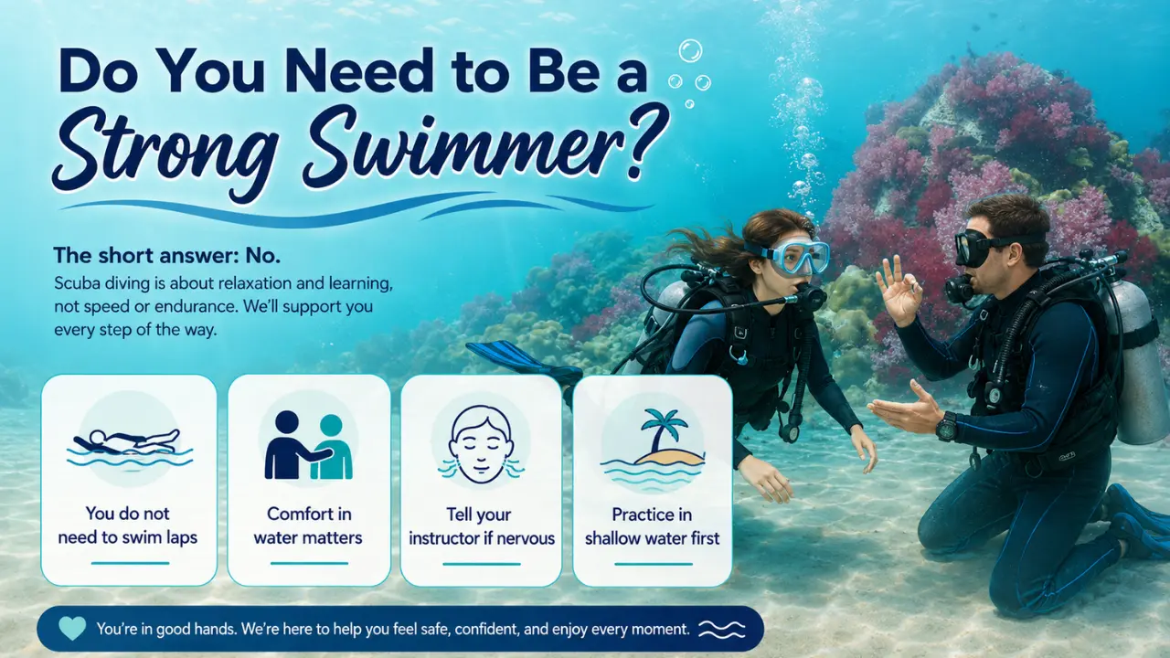 Can You Scuba Dive If You Can't Swim Well?