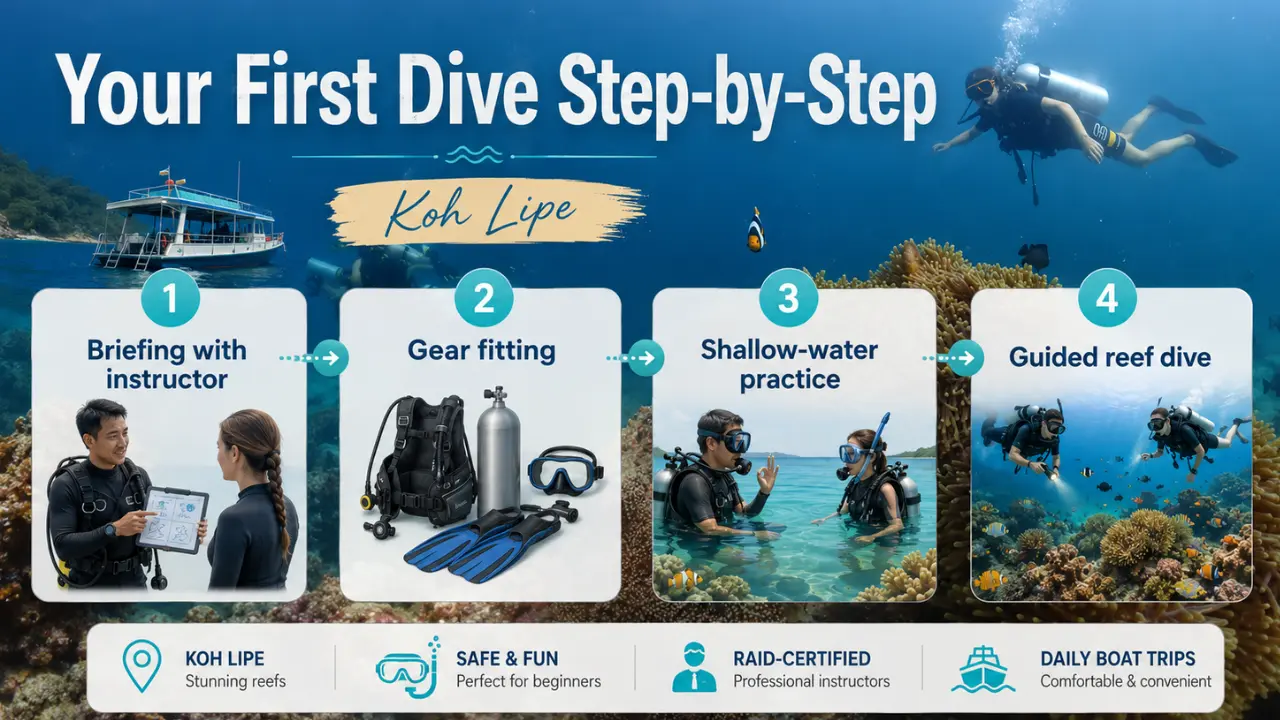 What Happens on Your First Scuba Dive?