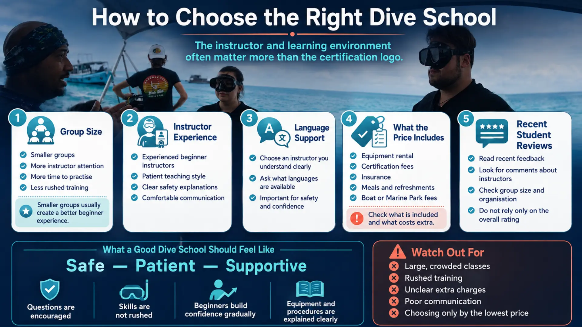 How to Choose the Right Dive School